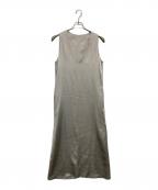 JOSE MOONジョゼムーン）の古着「ACETATE LEANN DRESS」｜ベージュ
