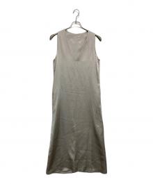 JOSE MOON（ジョゼムーン）の古着「ACETATE LEANN DRESS」｜ベージュ