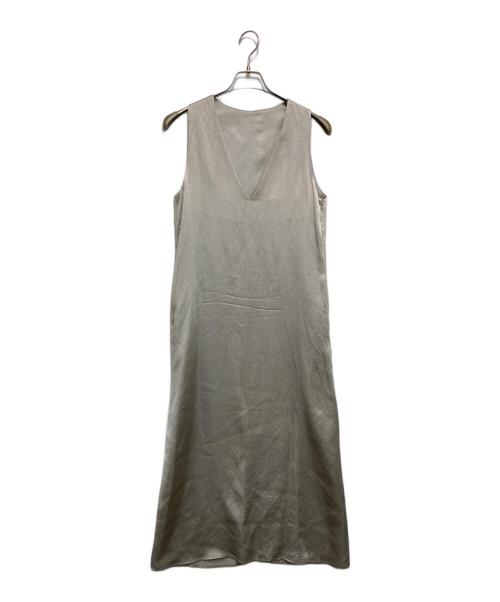 JOSE MOON（ジョゼムーン）JOSE MOON (ジョゼムーン) ACETATE LEANN DRESS ベージュ サイズ:36の古着・服飾アイテム