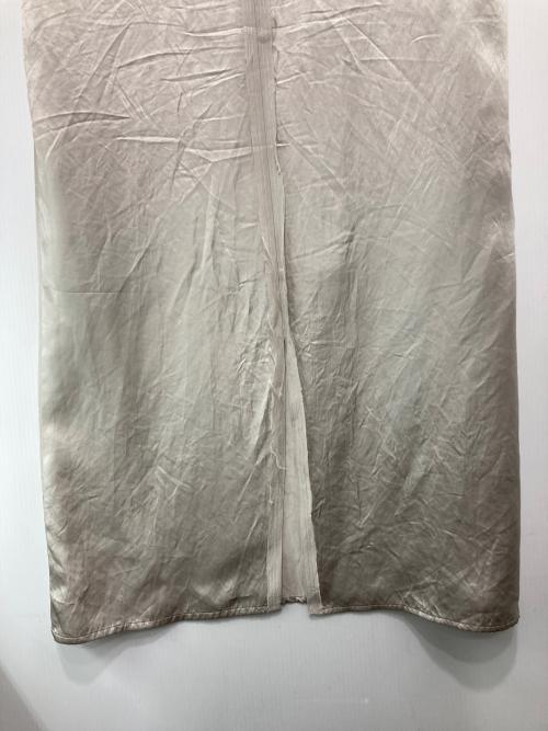 JOSE MOON（ジョゼムーン）JOSE MOON (ジョゼムーン) ACETATE LEANN DRESS ベージュ サイズ:36の古着・服飾アイテム