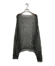JOSE MOON（ジョゼムーン）の古着「MOHAIR HOLEDROP KNIT」｜グレー