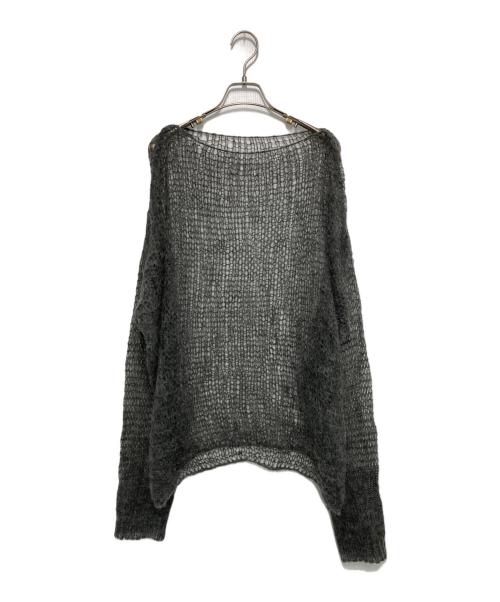 JOSE MOON（ジョゼムーン）JOSE MOON (ジョゼムーン) MOHAIR HOLEDROP KNIT グレー サイズ:FREEの古着・服飾アイテム