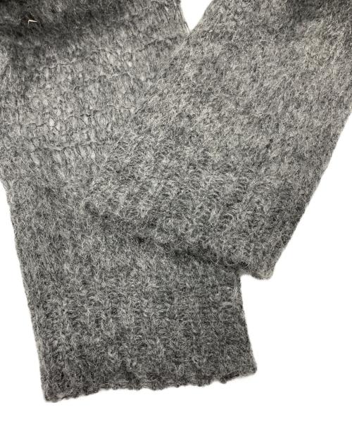 JOSE MOON（ジョゼムーン）JOSE MOON (ジョゼムーン) MOHAIR HOLEDROP KNIT グレー サイズ:FREEの古着・服飾アイテム