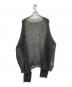 JOSE MOON (ジョゼムーン) MOHAIR HOLEDROP KNIT グレー サイズ:FREE：5000円