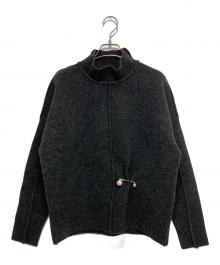 JOSE MOON（ジョゼムーン）の古着「OUT LINKING OVER KNIT」｜グレー