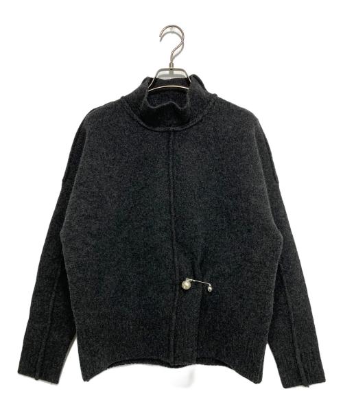 JOSE MOON（ジョゼムーン）JOSE MOON (ジョゼムーン) OUT LINKING OVER KNIT グレー サイズ:FREEの古着・服飾アイテム