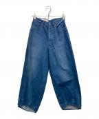 KURO iroクロ イロ）の古着「バルーンデニムパンツ」｜インディゴ