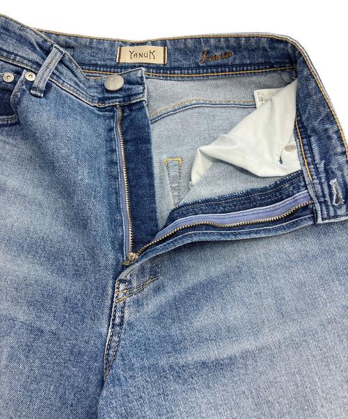 YANUK（ヤヌーク）YANUK (ヤヌーク) LAURA カーブテーパードデニムパンツ インディゴ サイズ:W23の古着・服飾アイテム