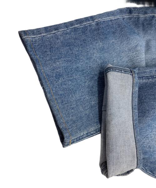 YANUK（ヤヌーク）YANUK (ヤヌーク) LAURA カーブテーパードデニムパンツ インディゴ サイズ:W23の古着・服飾アイテム