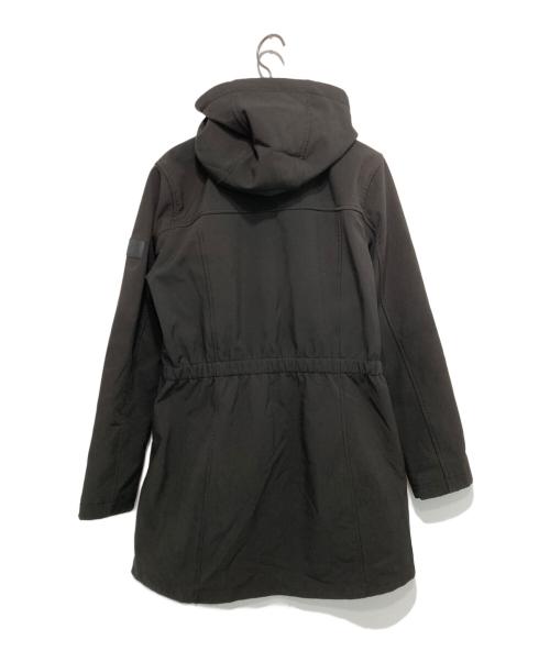 LAUREN RALPH LAUREN（ローレン ラルフ ローレン）LAUREN RALPH LAUREN (ローレン ラルフ ローレン) キルティング レイヤード風フーデッドコート ブラック サイズ:Sの古着・服飾アイテム
