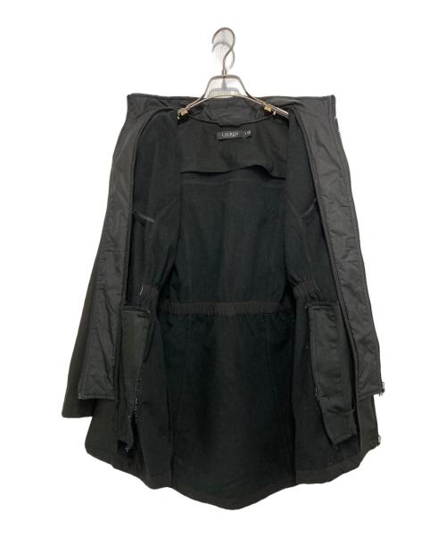 LAUREN RALPH LAUREN（ローレン ラルフ ローレン）LAUREN RALPH LAUREN (ローレン ラルフ ローレン) キルティング レイヤード風フーデッドコート ブラック サイズ:Sの古着・服飾アイテム