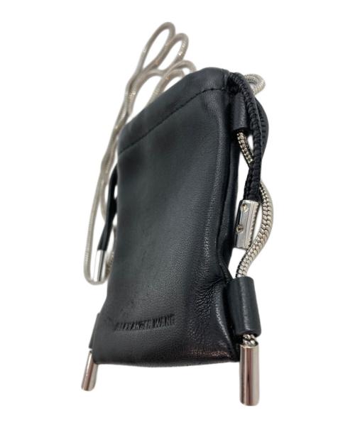 ALEXANDER WANG（アレキサンダー・ワン）ALEXANDER WANG (アレキサンダー・ワン) Ryan Neck Pouch ブラックの古着・服飾アイテム