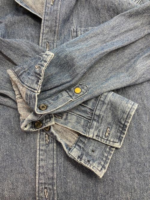 EVISU KURO（エビス クロ）EVISU KURO (エビス クロ) デニムシャツ インディゴ サイズ:Ｍの古着・服飾アイテム