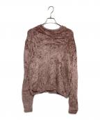 HERNO Resortヘルノリゾート）の古着「RESORT CHENILLE KNIT」｜ピンク