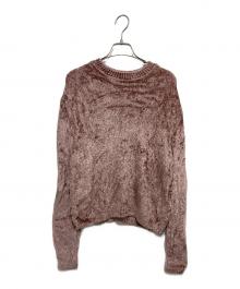 HERNO Resort（ヘルノリゾート）の古着「RESORT CHENILLE KNIT」｜ピンク