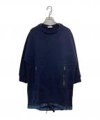 MONCLERモンクレール）の古着「ABITO スウェットワンピース」｜ネイビー
