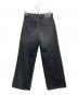 Acne studios (アクネ ストゥディオズ) 1981M バギーフィット ジーンズ ワイドデニムパンツ ブラック サイズ:表記なし：35000円
