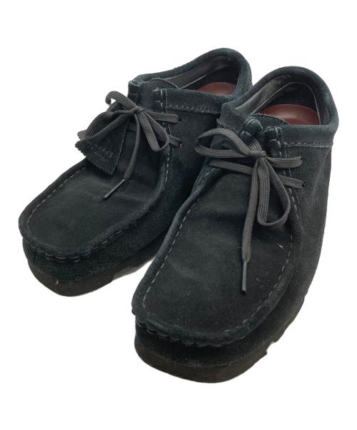 CLARKS（クラークス）CLARKS (クラークス) wallabee GTX ブラック サイズ:US 8 1/2の古着・服飾アイテム