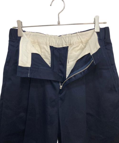 Graphpaper（グラフペーパー）Graphpaper (グラフペーパー) Westpoint Chino Wide Straight Trousers ネイビー サイズ:1の古着・服飾アイテム
