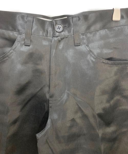 DAIRIKU（ダイリク）DAIRIKU (ダイリク) “Straight“ Satin Pants ブラック サイズ:29の古着・服飾アイテム