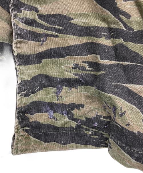 US ARMY（ユーエスアーミー）US ARMY (ユーエスアーミー) Tiger Stripe Camo M-65Field JKT カーキ サイズ:Mの古着・服飾アイテム