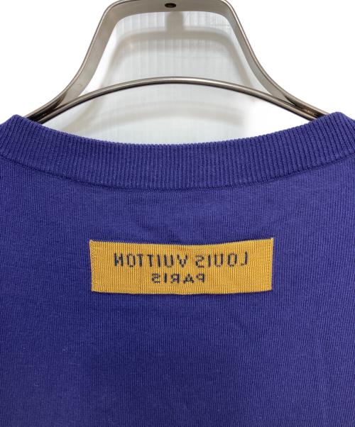 LOUIS VUITTON（ルイ ヴィトン）LOUIS VUITTON (ルイ ヴィトン) グラフィックロゴニットT ネイビー サイズ:Lの古着・服飾アイテム