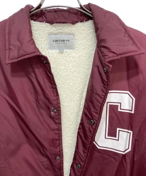 Carhartt WIP（カーハート ワークインプログレス）CarHartt　ＷＩＰ (カーハート ワークインプログレス) PEMBROKE PILE COACH JAKET ボルドー サイズ:Lの古着・服飾アイテム