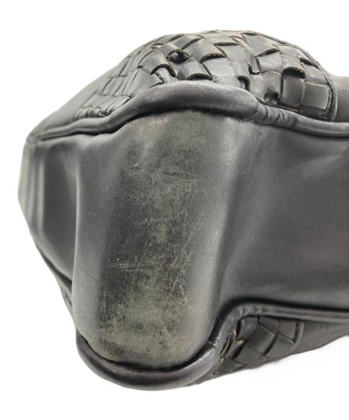 BOTTEGA VENETA（ボッテガベネタ）BOTTEGA VENETA (ボッテガベネタ) イントレチャート ブリーフケース ブラックの古着・服飾アイテム