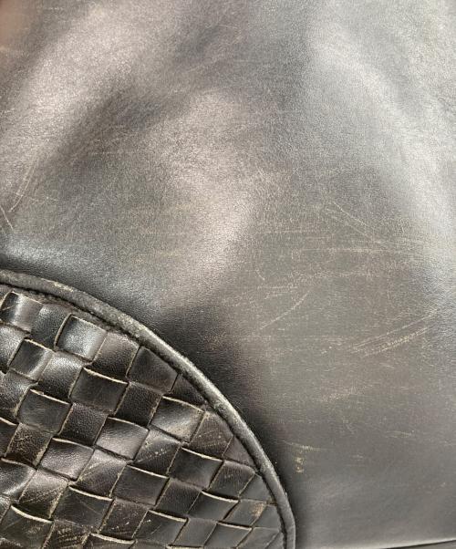 BOTTEGA VENETA（ボッテガベネタ）BOTTEGA VENETA (ボッテガベネタ) イントレチャート ブリーフケース ブラックの古着・服飾アイテム