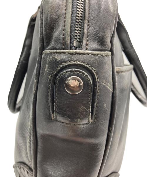 BOTTEGA VENETA（ボッテガベネタ）BOTTEGA VENETA (ボッテガベネタ) イントレチャート ブリーフケース ブラックの古着・服飾アイテム