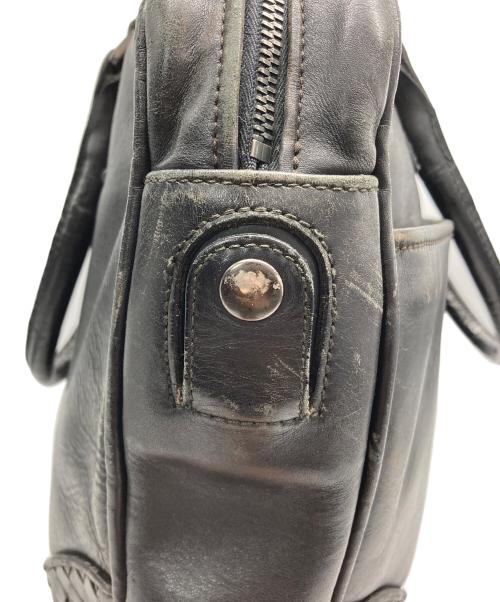 BOTTEGA VENETA（ボッテガベネタ）BOTTEGA VENETA (ボッテガベネタ) イントレチャート ブリーフケース ブラックの古着・服飾アイテム