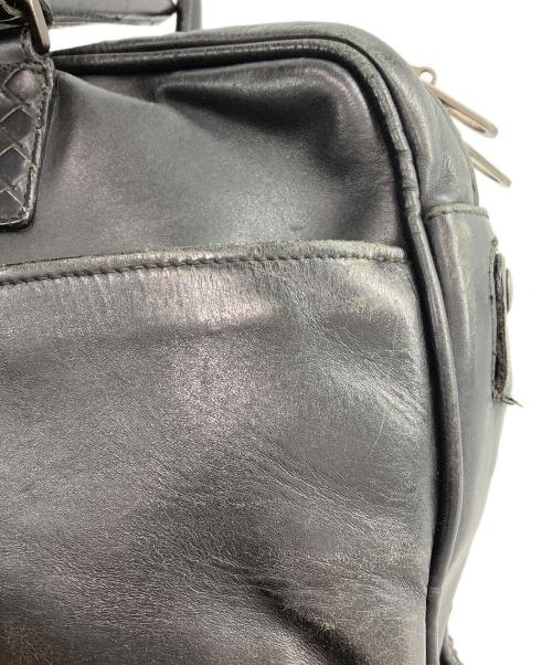 BOTTEGA VENETA（ボッテガベネタ）BOTTEGA VENETA (ボッテガベネタ) イントレチャート ブリーフケース ブラックの古着・服飾アイテム