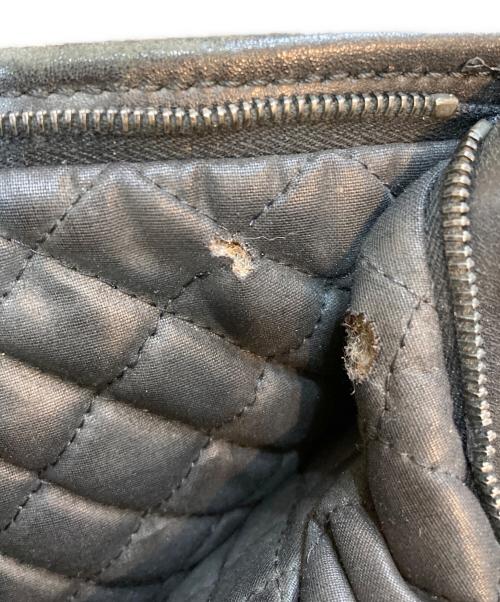 BOTTEGA VENETA（ボッテガベネタ）BOTTEGA VENETA (ボッテガベネタ) イントレチャート ブリーフケース ブラックの古着・服飾アイテム