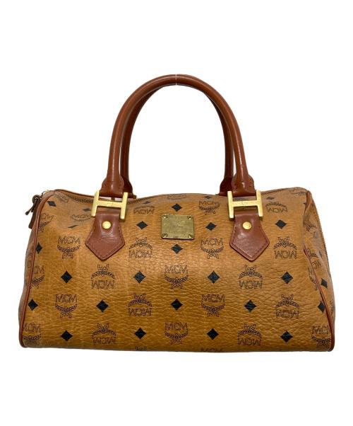 MCM（エムシーエム）MCM (エムシーエム) ミニボストンバッグ ベージュの古着・服飾アイテム