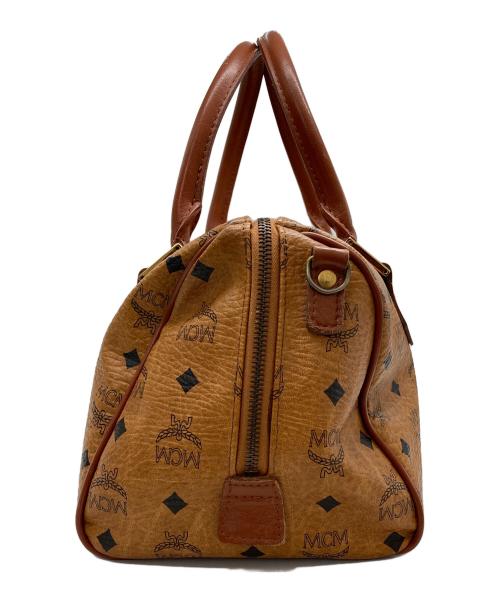 MCM（エムシーエム）MCM (エムシーエム) ミニボストンバッグ ベージュの古着・服飾アイテム