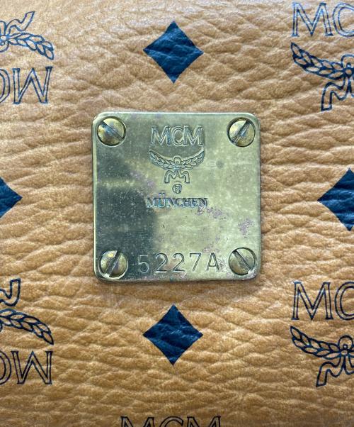 MCM（エムシーエム）MCM (エムシーエム) ミニボストンバッグ ベージュの古着・服飾アイテム