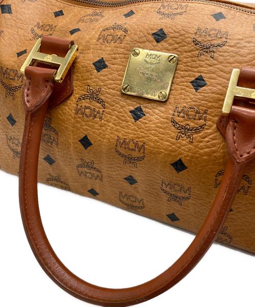 MCM（エムシーエム）MCM (エムシーエム) ミニボストンバッグ ベージュの古着・服飾アイテム