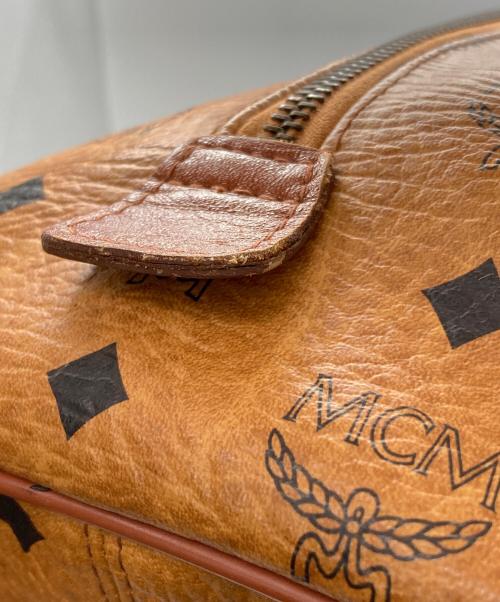 MCM（エムシーエム）MCM (エムシーエム) ミニボストンバッグ ベージュの古着・服飾アイテム