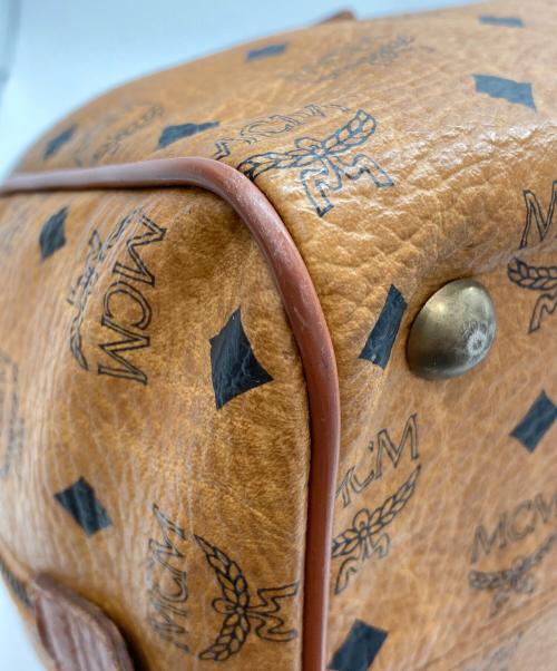 MCM（エムシーエム）MCM (エムシーエム) ミニボストンバッグ ベージュの古着・服飾アイテム