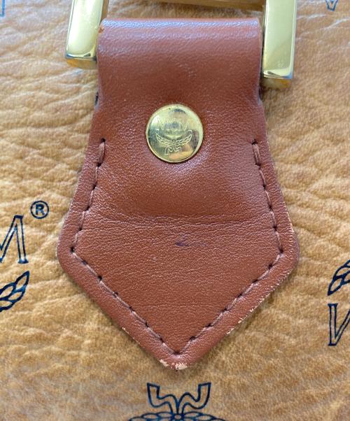 MCM（エムシーエム）MCM (エムシーエム) ミニボストンバッグ ベージュの古着・服飾アイテム