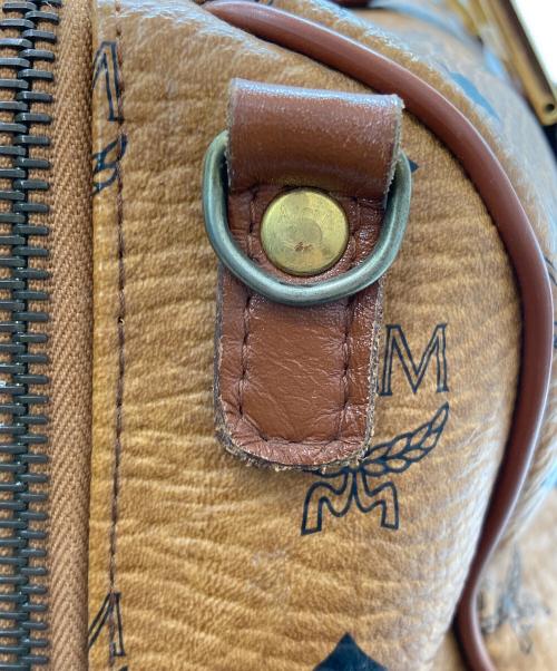 MCM（エムシーエム）MCM (エムシーエム) ミニボストンバッグ ベージュの古着・服飾アイテム