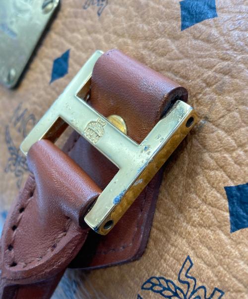 MCM（エムシーエム）MCM (エムシーエム) ミニボストンバッグ ベージュの古着・服飾アイテム