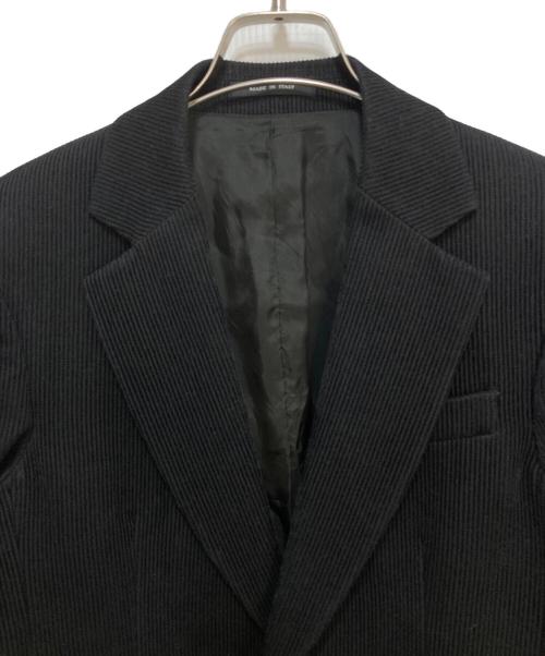 EMPORIO ARMANI（エンポリオ アルマーニ）EMPORIO ARMANI (エンポリオ アルマーニ) コーデュロイジャケット ブラック サイズ:46の古着・服飾アイテム