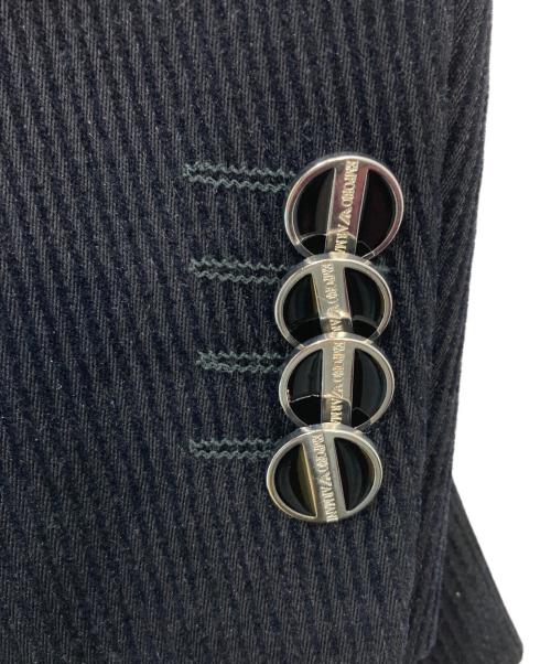EMPORIO ARMANI（エンポリオ アルマーニ）EMPORIO ARMANI (エンポリオ アルマーニ) コーデュロイジャケット ブラック サイズ:46の古着・服飾アイテム