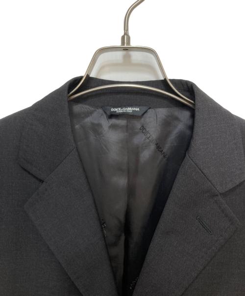 DOLCE & GABBANA（ドルチェ＆ガッバーナ）DOLCE & GABBANA (ドルチェ＆ガッバーナ) ウール3Bジャケット ダークグレー サイズ:XLの古着・服飾アイテム