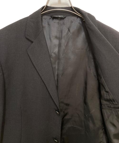 DOLCE & GABBANA（ドルチェ＆ガッバーナ）DOLCE & GABBANA (ドルチェ＆ガッバーナ) ウール3Bジャケット ダークグレー サイズ:XLの古着・服飾アイテム
