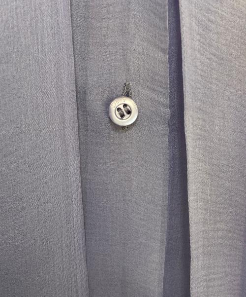 Christian Dior（クリスチャン ディオール）Christian Dior (クリスチャン ディオール) シルクボウタイブラウス パープル サイズ:38の古着・服飾アイテム