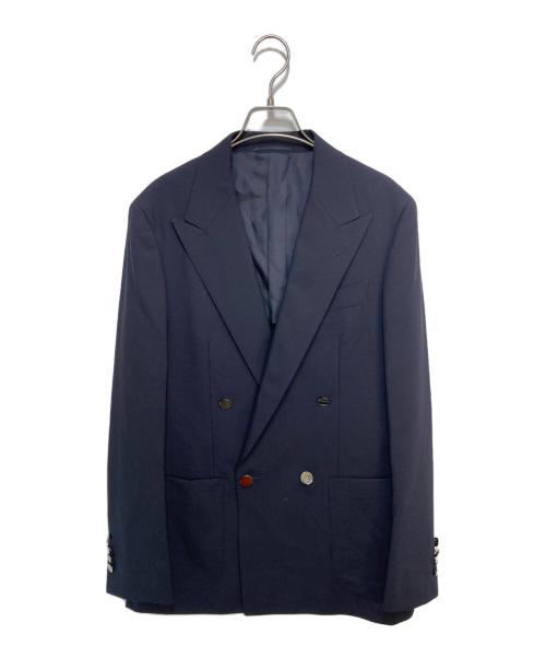 UNITED ARROWS（ユナイテッドアローズ）UNITED ARROWS (ユナイテッドアローズ) ウールダブルジャケット ネイビー サイズ:46の古着・服飾アイテム