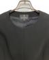 中古・古着 LANVIN NOIR (ランバン ノワール) ノーカラー ワンピースセットアップ ブラック サイズ:42：18000円