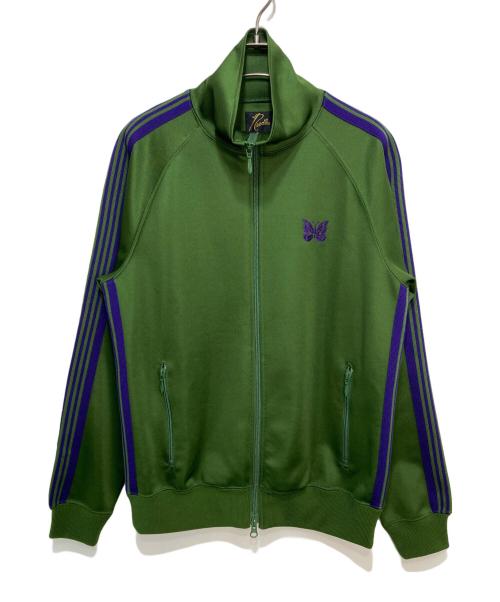 Needles（ニードルズ）Needles (ニードルズ) Track Jacket グリーン×パープル サイズ:Sの古着・服飾アイテム